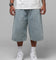 Loiter Star Born Pleated Jorts Blue Washed Denim