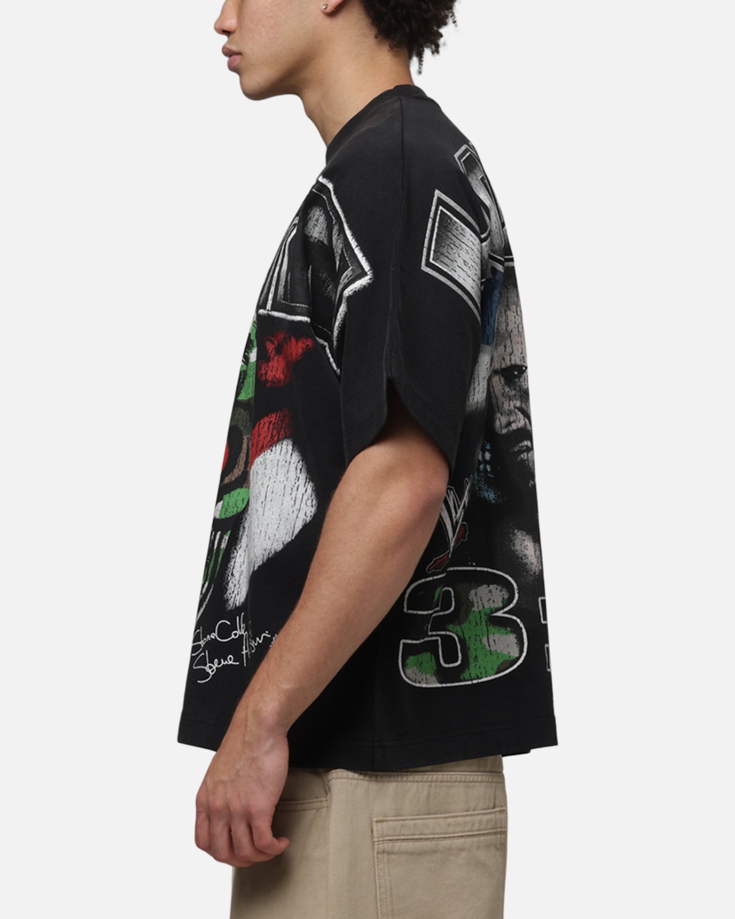 Loiter X WWE Stone Cold Vintage T-Shirt Vintage Black | Culture