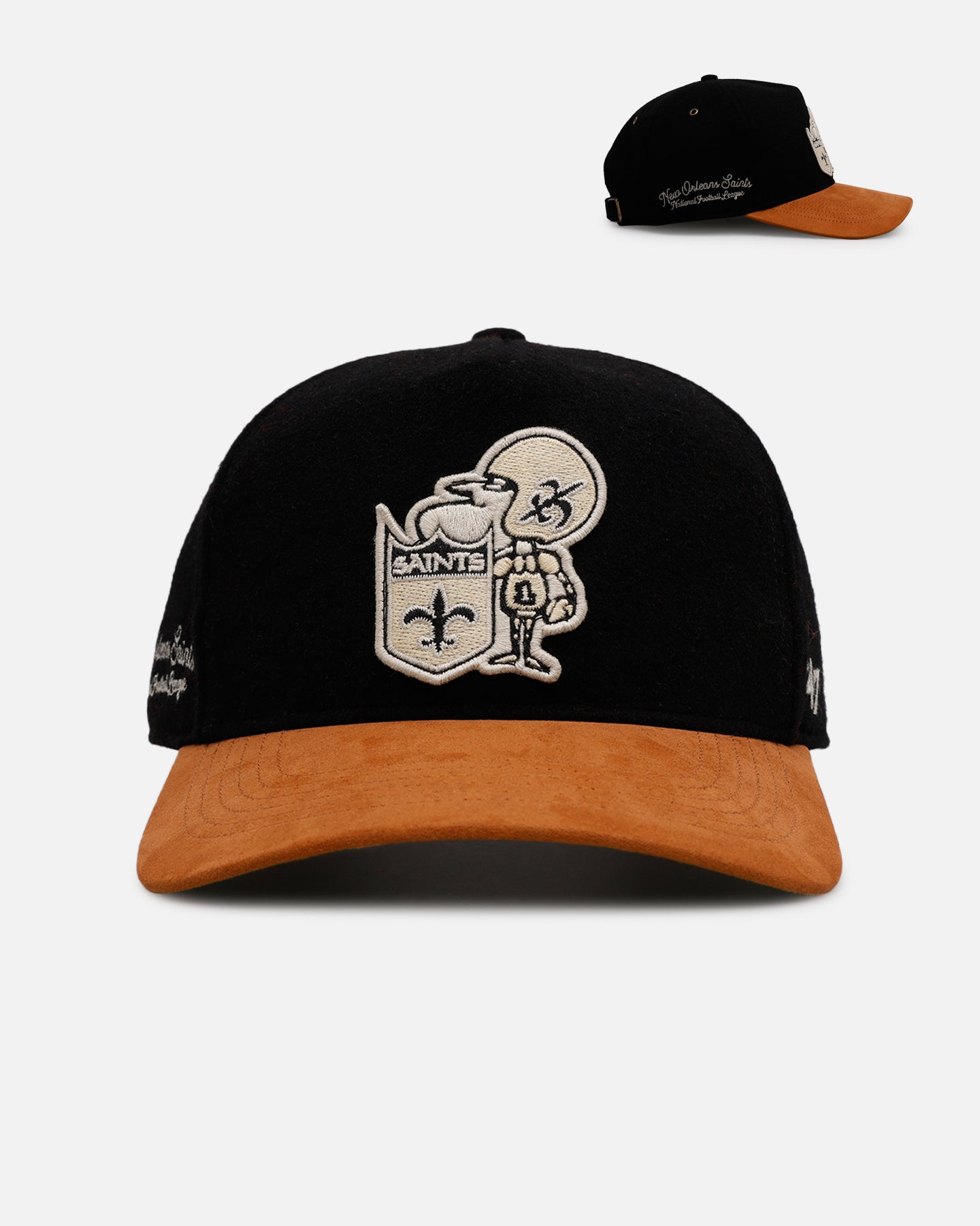 47 Brand New Orleans Saints 'Golden Age' 47 Hitch Strapback Black
