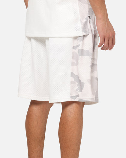 Mitchell & Ness Chicago Bulls Snow Camo Authentic Mesh Shorts White