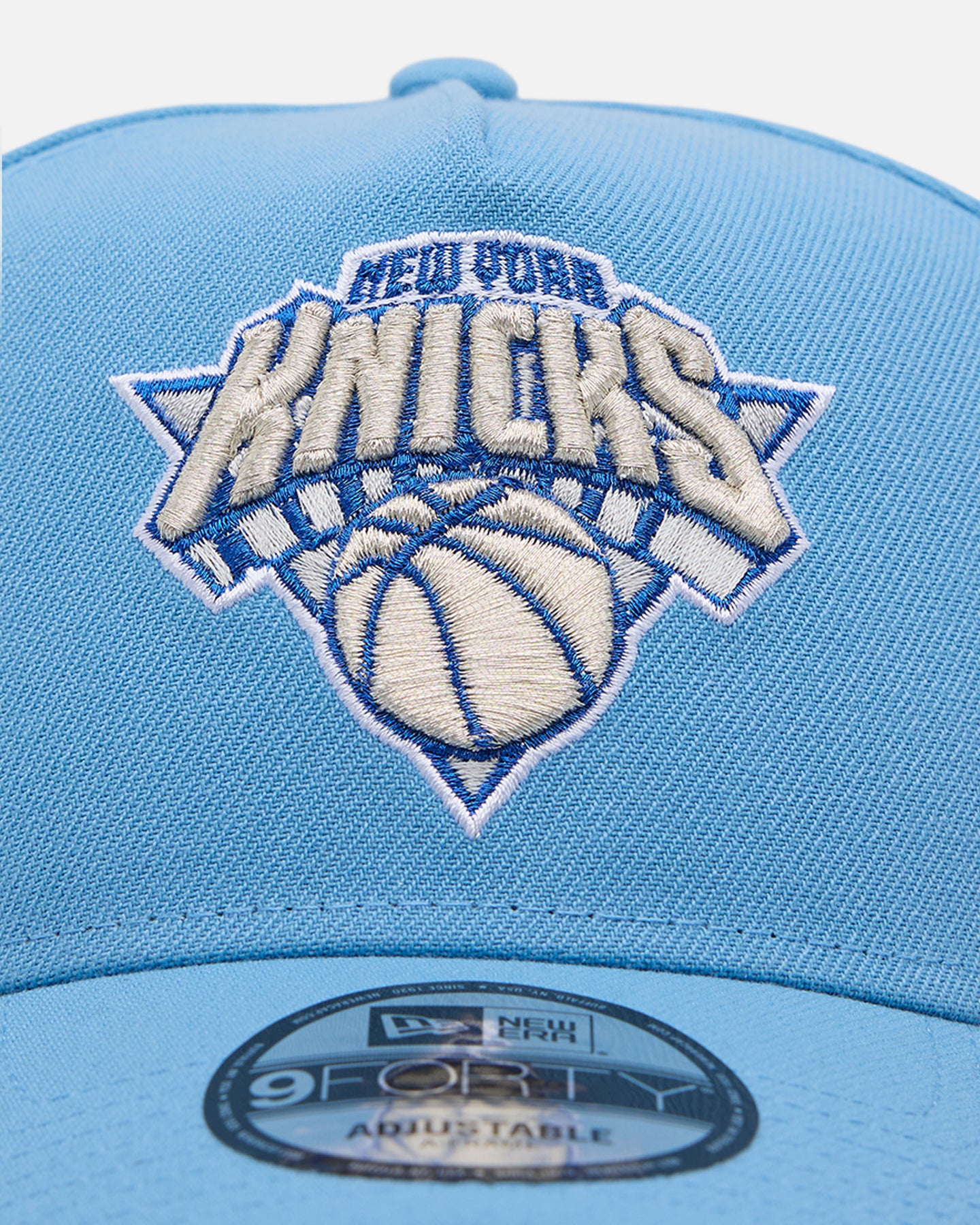 New Era New York Knicks 'Sky Blue' 9FORTY A-Frame Snapback Sky
