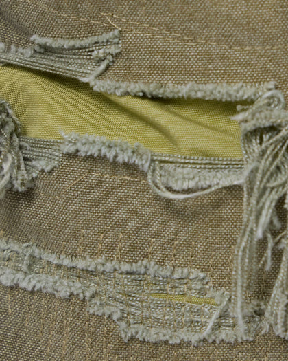 MNML Distressed Cargo Shorts Olive