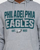 47 Brand Philadelphia Eagles Box Out Headline Hoodie Slate Grey