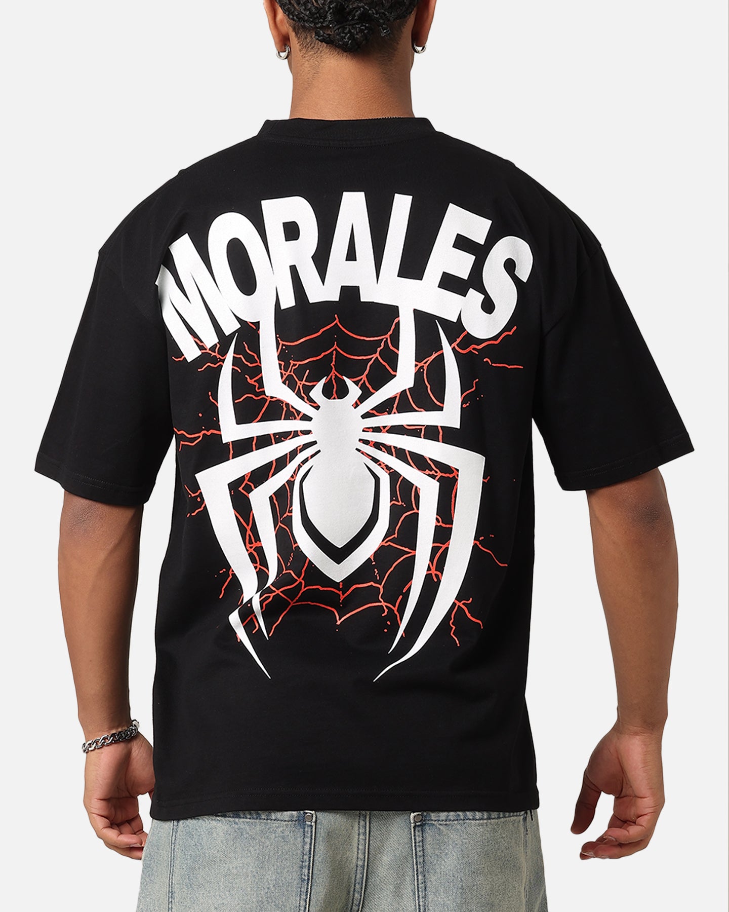 73Studio Marvel Spider-Man Y2K Miles T-Shirt Black | Culture Kings US