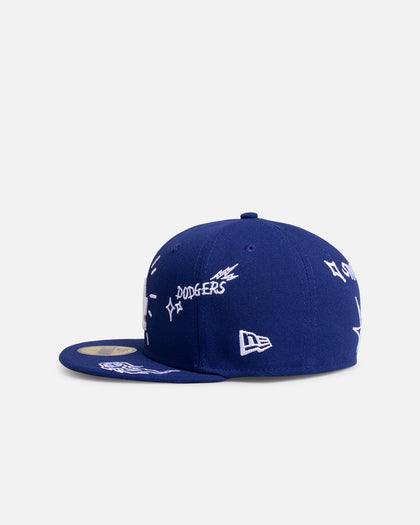 New Era Los Angeles Dodgers 'MLB Scribble' 59FIFTY Fitted Dark Blue