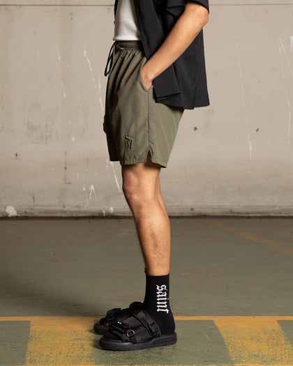 Saint Morta Cali Beach Shorts Khaki Green