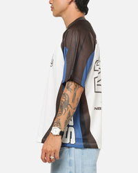 Mitchell & Ness Los Angeles Lakers Warehouse Rave Jersey White/Brown