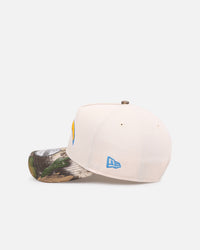 New Era Los Angeles Chargers 'Realtree Visor' 9FORTY A-Frame Snapback Cream/Camo