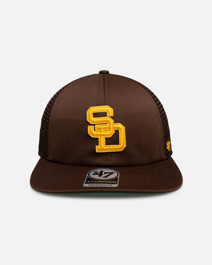 47 Brand San Diego Padres '47 Captain Vintage Trucker Snapback Brown