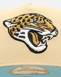 New Era Jacksonville Jaguars 'Vintage' 9FORTY A-Frame Snapback Vegas Gold