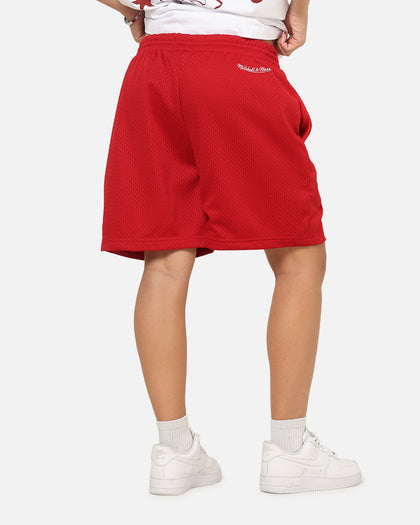 Mitchell & Ness Kansas City Chiefs Arch Script Shorts Red