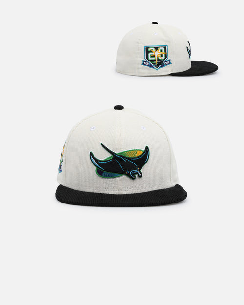 New Era Tampa Bay Rays '2-Tone Corduroy' 59FIFTY Fitted Chrome/Black