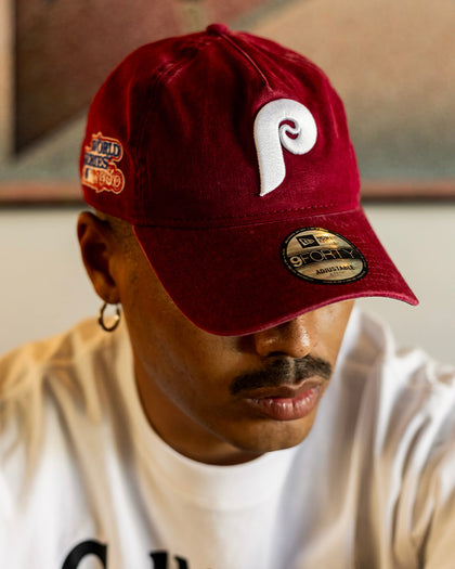 New Era Philadelphia Phillies 'Washed Team Color' Unstructured 9FORTY A-Frame Snapback Official Team Color