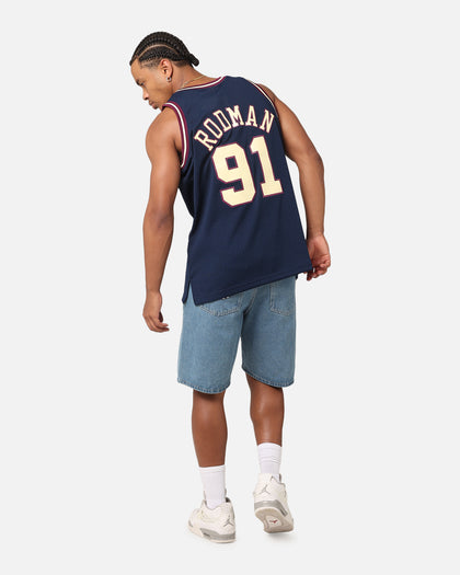 Mitchell & Ness Chicago Bulls Dennis Rodman 'Acai' 1995 Swing Jersey Navy