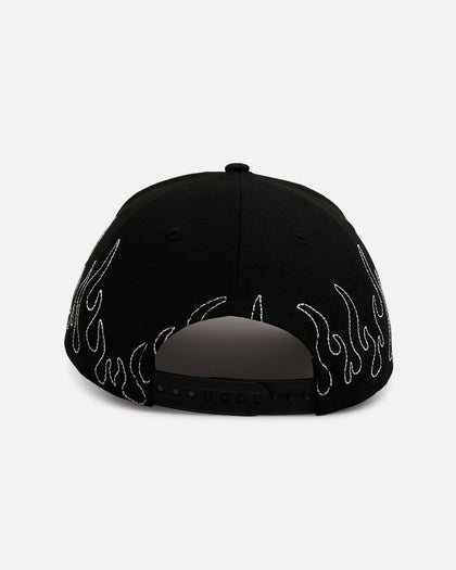 New Era Houston Astros 'Outline Flames' 9FORTY A-Frame Snapback Black