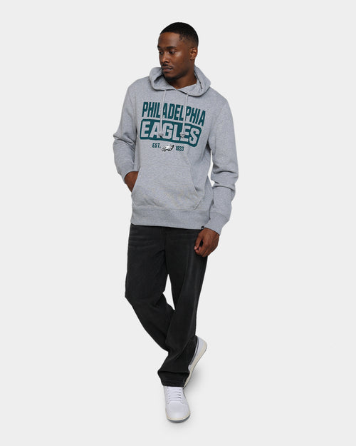 47 Brand Philadelphia Eagles Box Out Headline Hoodie Slate Grey