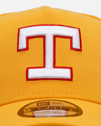 New Era Texas Rangers 'Sunshine' 9FORTY A-Frame Snapback Canary