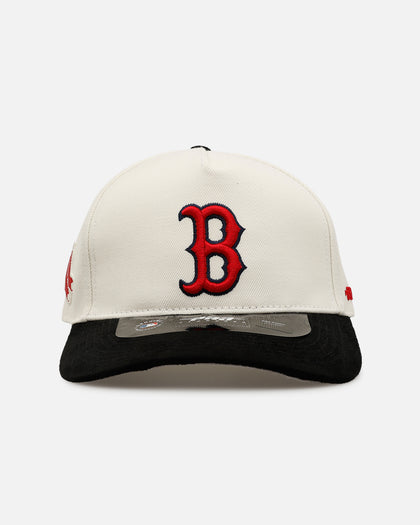 Pro Standard Boston Red Sox 'Signature Suede' Pro Pinch Strapback Off White/Black