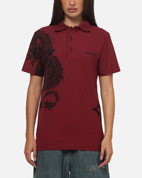 Ed Hardy Euro Polo Shirt Plum