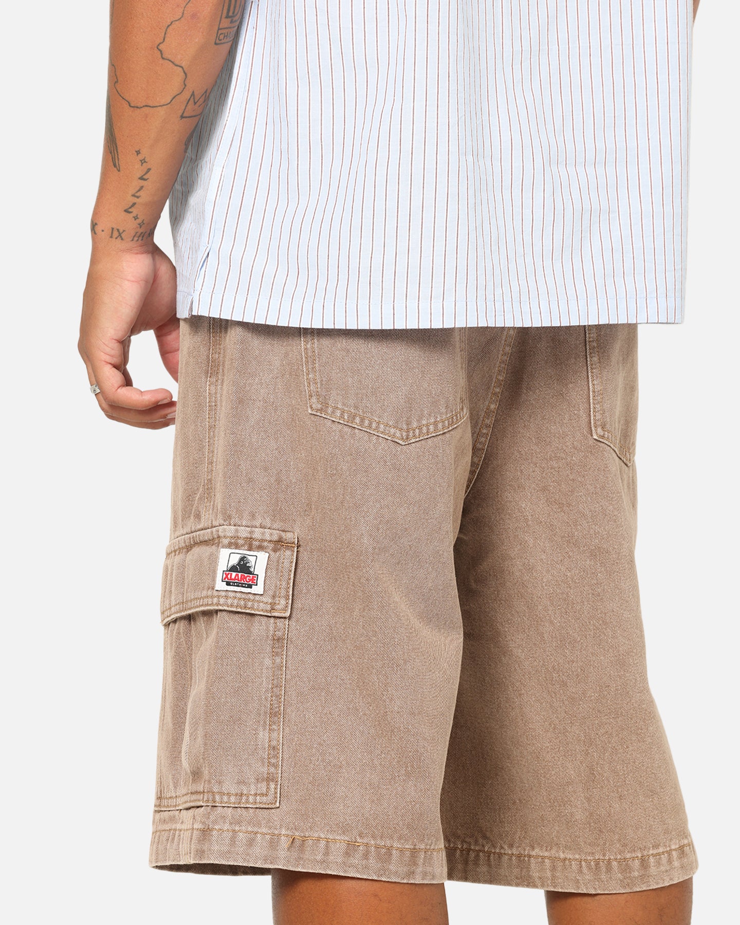 X-Large Baggy Cargo Denim 91 Shorts Smoke | Culture Kings US