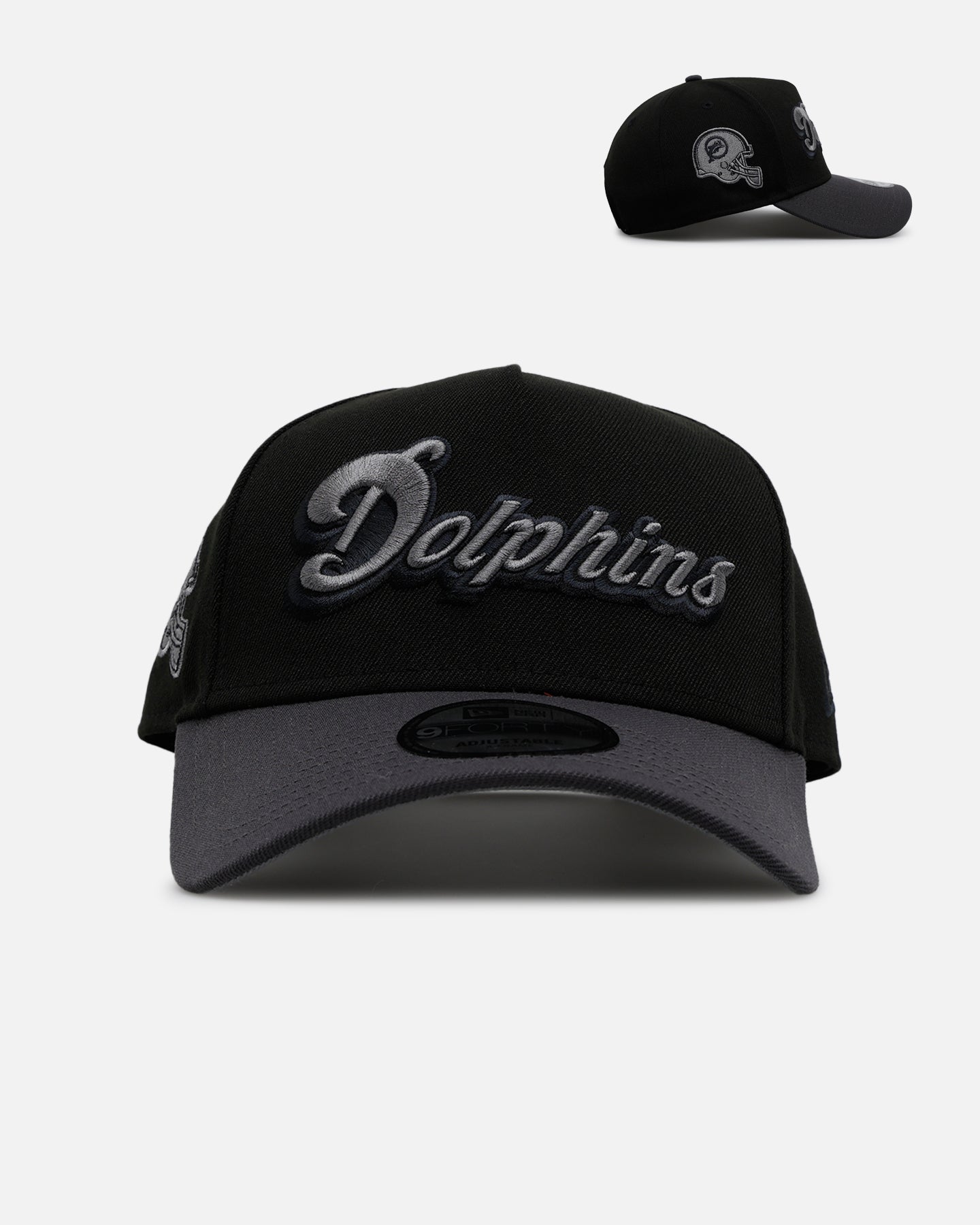 す*ゃ様 新品未開封 LÝFT × NEW ERA 9FORTY - BLACK New Era Miami Dolphins 'Stealth' 9FORTY A-Frame Snapback Black