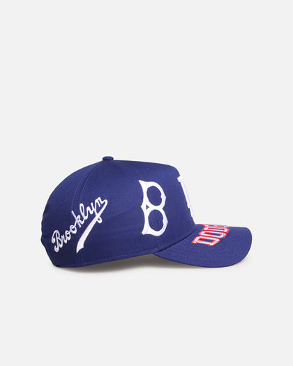 New Era Los Angeles Dodgers 'MLB All Over Logos' 9FORTY A-Frame Snapback Official Team Colour
