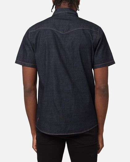Saint Morta Rodeo Denim Shirt Dark Indigo
