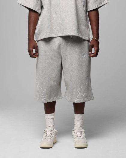 Loiter Dark Performance Fleece Shorts Grey