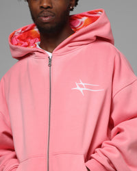Loiter Inferno Zip Hoodie Pink