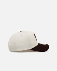 New Era San Diego Padres 'Pink Satin Hearts Walnut' 9FORTY A-Frame Snapback Chrome/Walnut