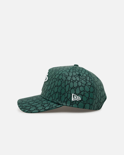 New Era Miami Heat 'Croc Skin 2.0' 9FORTY A-Frame Snapback Dark Green