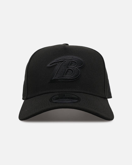 New Era Baltimore Ravens 'Black on Black' 9FORTY A-Frame Snapback Black/Black