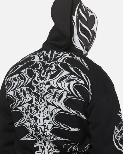 73Studio Rey Mysterio Masked Hoodie Black