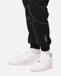 The Anti Order Stereo Nylon Track Jogger Black