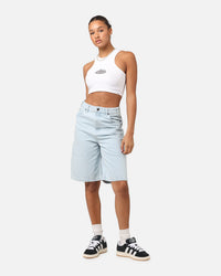 Dickies Women's Carpenter Denim Shorts Sky Blue