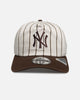 New Era New York Yankees 'Washed Stone Walnut' 19TWENTY Snapback Brown Pinstripe