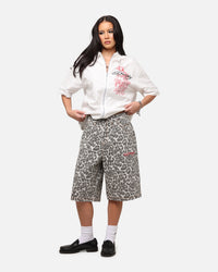 Ed Hardy Women's Leopard Jorts Leopard