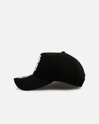 New Era San Francisco Giants 'Black White Upside Down Logo' 9FORTY A-Frame Snapback Black/White