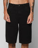 Ed Hardy Dragon Jorts Black