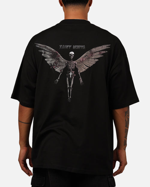 Saint Morta Momento Mori Mock T-Shirt Black