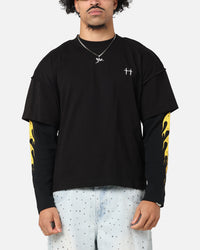 Saint Morta La Flame Long Sleeve T-Shirt Black