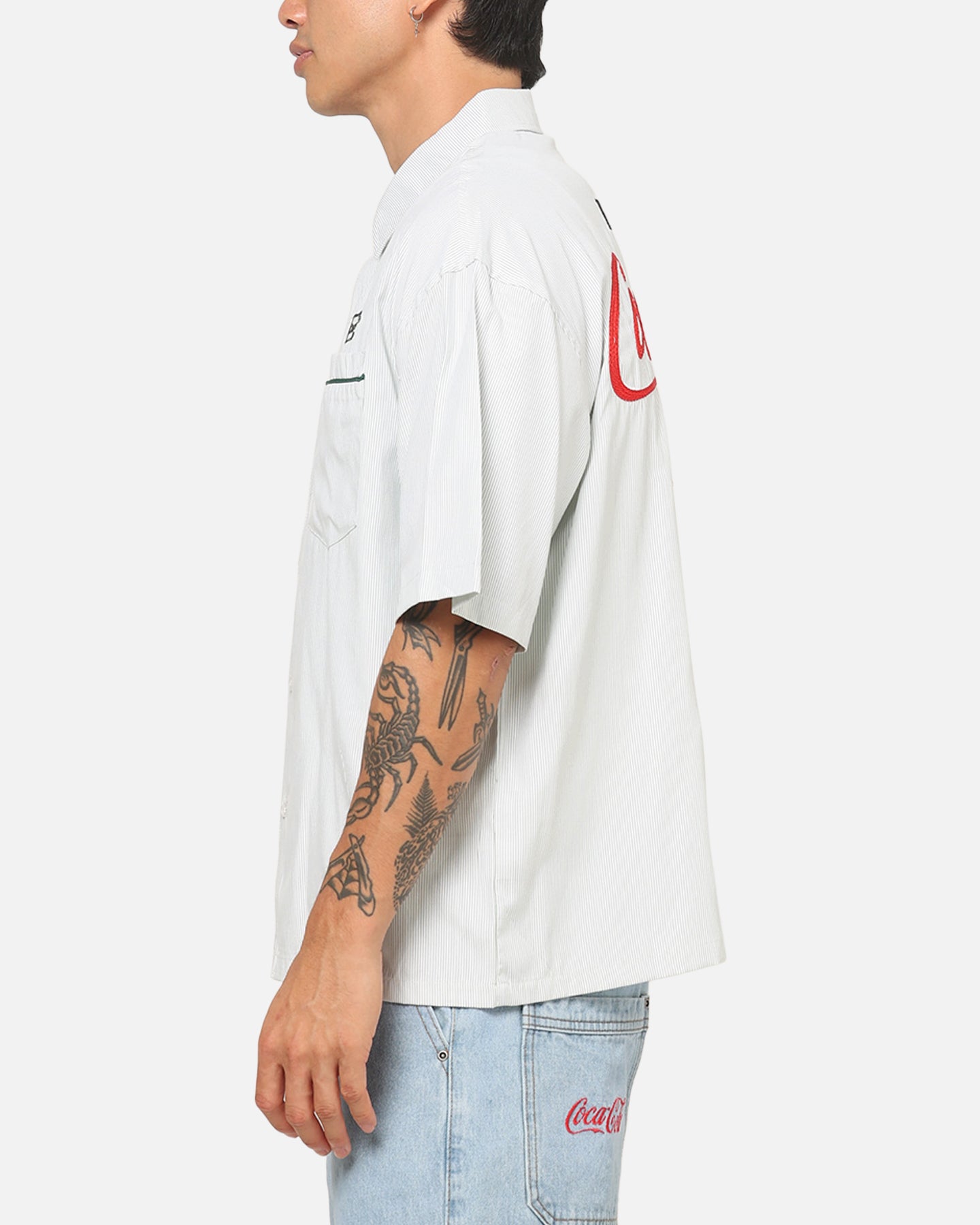 Carre Carré X Coca Cola Road Pilot Button Up Shirt Green | Culture