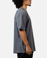 Saint Morta Raven T-Shirt Washed Charcoal