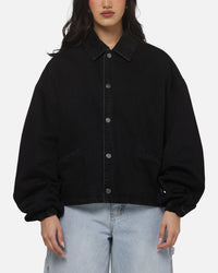 Carre Correctional Coaches Jacket Black Denim