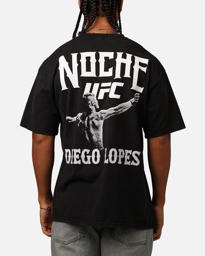 UFC By Culture Kings Diego Lopes Noche T-Shirt Black Acidwash