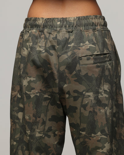 American Thrift Wide Leg Pants Camo