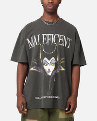 American Thrift Disney Maleficent Heavyweight T-Shirt Black Wash
