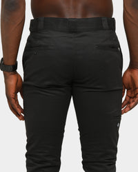 Dickies Skinny Straight Fit Double Knee Work Pant Black