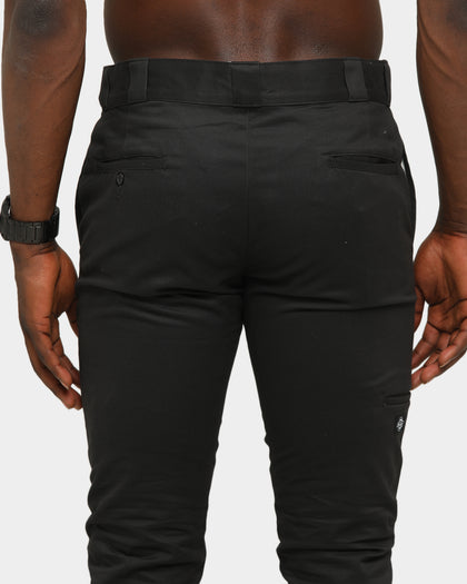 Dickies Skinny Straight Fit Double Knee Work Pant Black