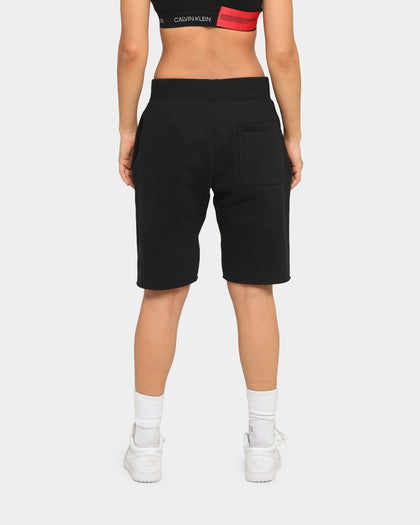 CHAMPION REV WEAVE CUT OFF SCRIPT SHORT BLACK/GOLD